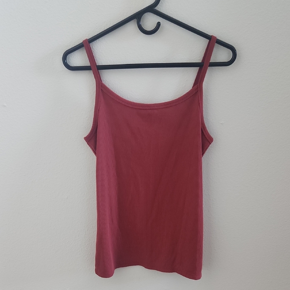 No Boundaries Women's Red Camisole Top